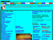 Tablet Screenshot of cruiseclues.com